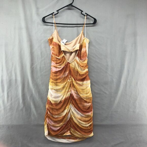 New Rue 21 Orange Sleeveless Dress Young Adult Size 3X Women Summer Casual - Picture 5 of 12